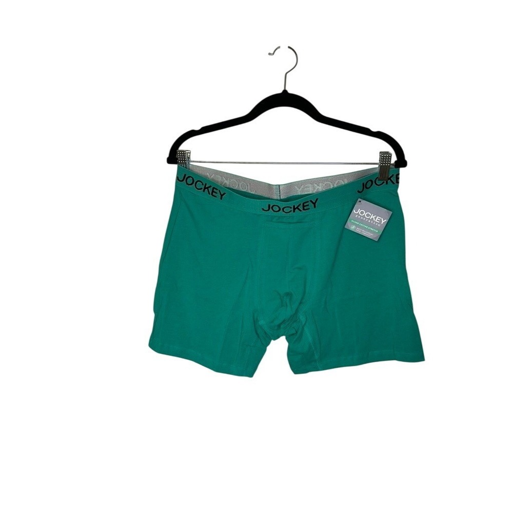 Jockey Generation XL Boxer Briefs Silver Cotton Stretch Anti-Microbial NWT